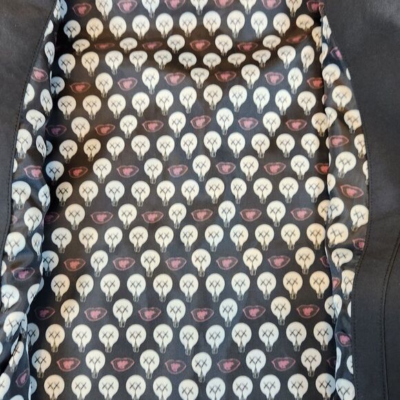 KAWS Warhol Uniqlo Jacket Mens XS Black Coach Snap Button Relaxed Museum Art - Picture 7 of 13